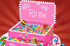 Торт Сундучок - Princess Jewelry Box Cake